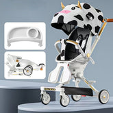 High view lightweight baby stroller